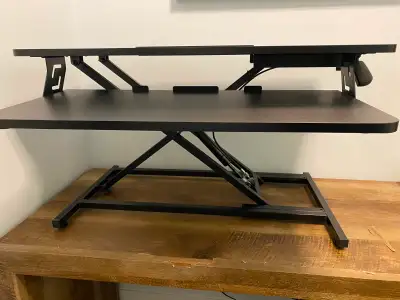 Sit Stand Desk Riser Desktop Converter - Black, View more