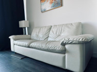 White leather sofa  for sale in North York