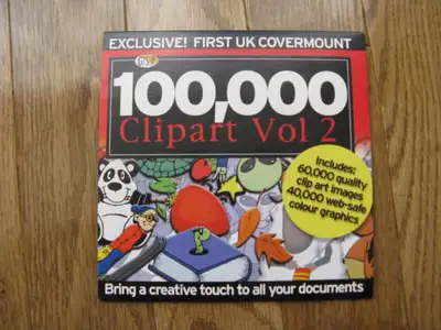 NEW/NEUF 100 000 clipart software for older Windows computers, View more