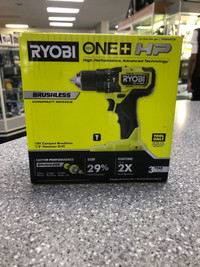 Ryobi 18v Compact Brushless Hammer Drill 1/2” Tool New in Box