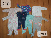 Pyjamas 6 mois filles