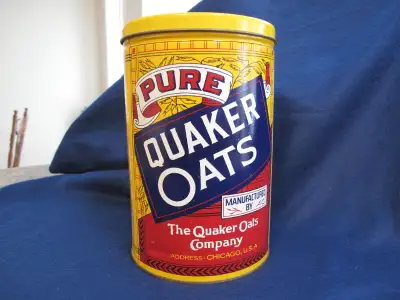 VINTAGE QUAKER OATS TIN - Limited Edition 1984, View more