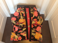 Japanese Traditional House Coat HANTEN Kimono Pattern housecoat