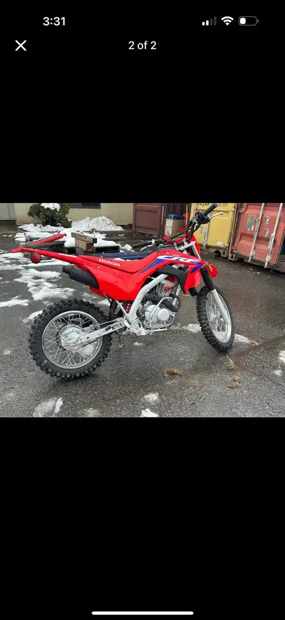 This bike has burnt one tank of gas ! Baught new for daughter and is scared of it !