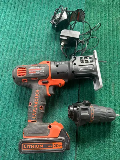 Black & Decker Matrix 20V Drill and Jigsaw, View more
