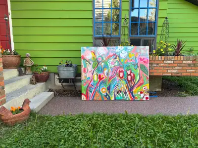 original painting by me 5by4ft , View more