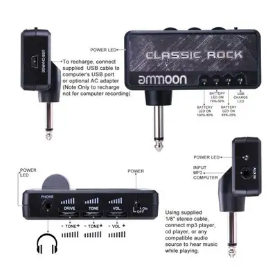 Ammoon Classic Rock Guitar Amp, View more