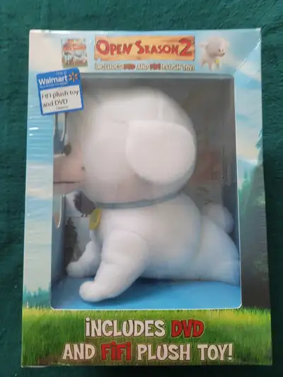 Open Season 2 Dvd With Fifi Plush Still Factory Sealed Very Rare, View more