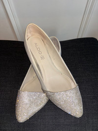 Flat Silver Shoes