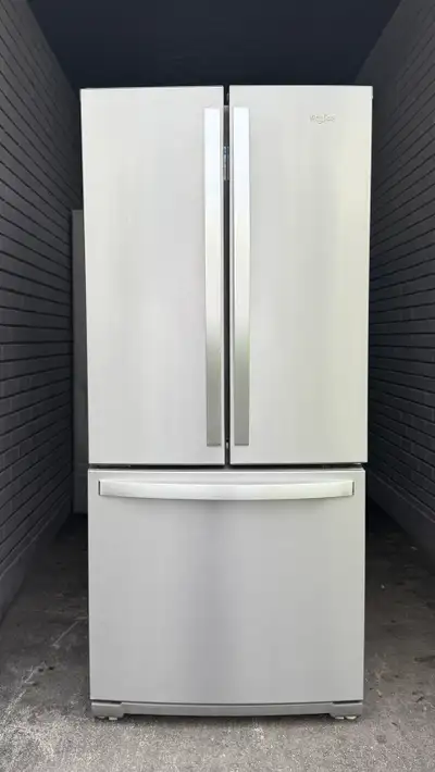 Whirlpool 30” stainless fridge - delivery possible , View more