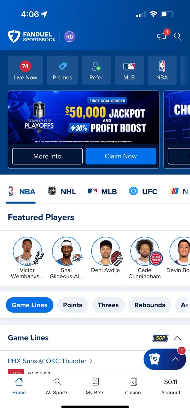 FanDuel referral code