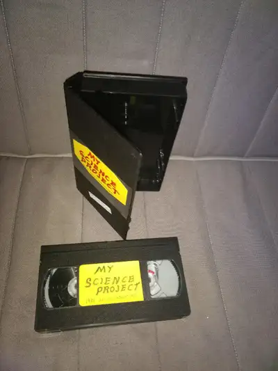 Vintage VHS tape... Selling as a blank tape............MY SCIENCE PROJECT..... 1985 Sci Fi/Adventure...