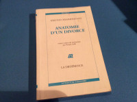 Anatomie d'un divorce (French) Paperback - tres bon etat