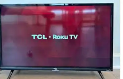 tcl roku 32 inch tv with remote. fairly new, View more