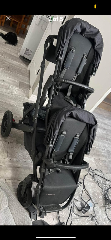 2021 Uppababy double stroller V2 and Matching 2021 car seat in Strollers, Carriers & Car Seats in Trenton - Image 3
