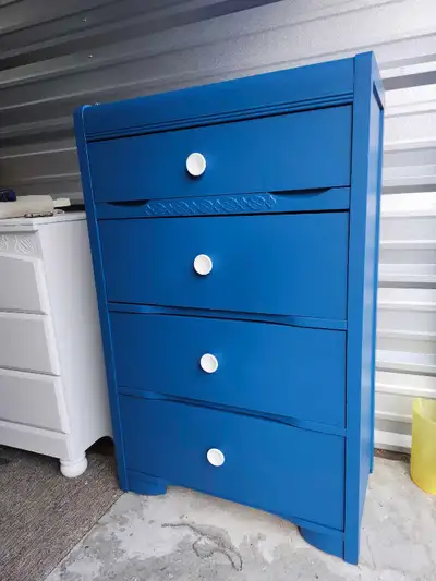 Blue dresser white, View more