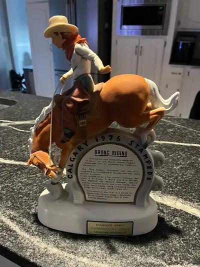 Canadian Originals 1975 Stampede Bronc Riding Decanter, View more