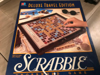 Travel Scrabble in Box - Grooves for letter tiles