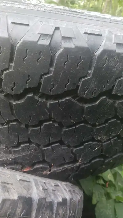 Got 7 LT 275 70 8S TIRES FOR SALE.... 2 Goodyear 5 grabbers, View more
