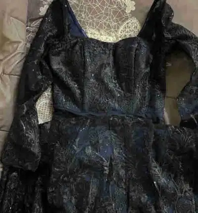 Black prom dress, View more