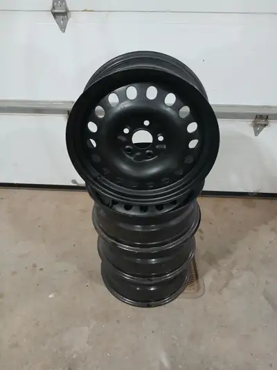 Four Steel Rims 17x7x120 5 bolt pattern 180 dollars