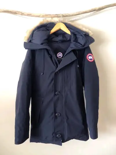 Canada Goose Chateau Parka Winter Jacket Dark Blue - MENS MEDIUM, View more