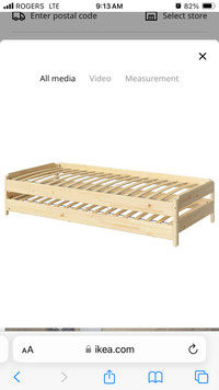 Ikea stackable bed frame