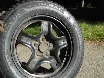 225"x65"x17" winter tires with AWD rims and TP sensors. These tires are from a Chevy Equinox . They...