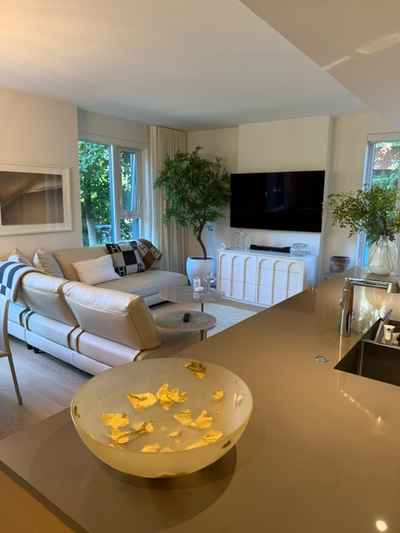 Beautifully furnished 2 bed and 2 bath condo. READY to move in Pool and gym included and underground...