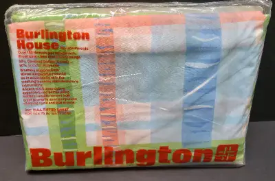 New green, pink, blue, white noiron full fitted double bed sheet, View more