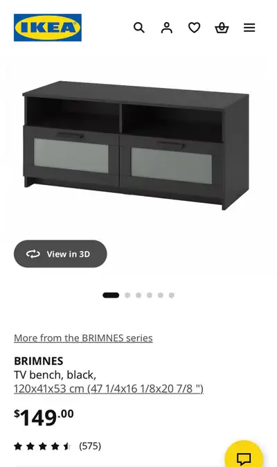 TV stand Ikea brimnes , View more