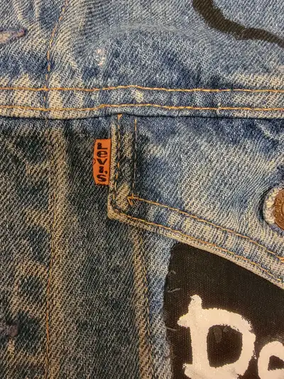 Orange tab Levi' Cut-Off Denim Vest, View more