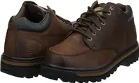 BRAND NEW Skechers Mariners Brown Crazyhorse Leather Boots Sz 10