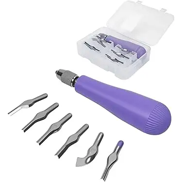 Linoleum Cutter Kit Assortment Carving Tools for DIY Block Print