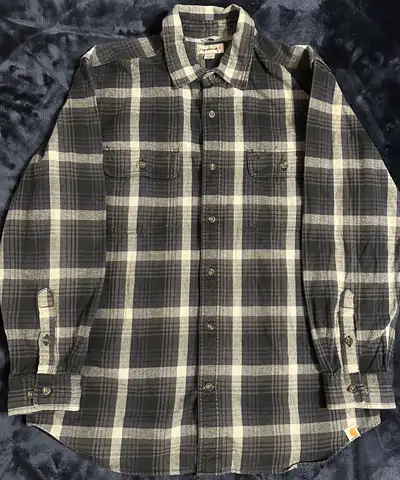 Carhartt Flannel Work Shirt Double Pocket - Large, View more