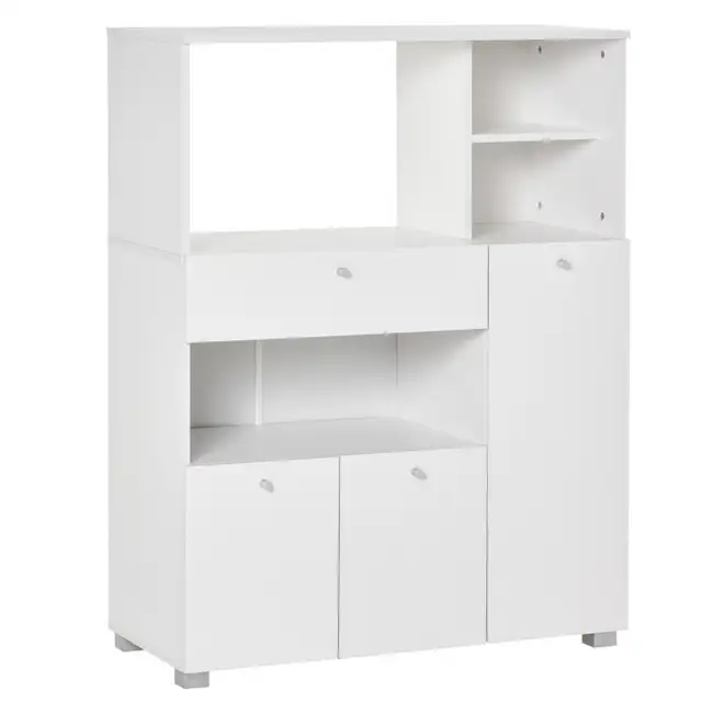 Compact Kitchen Pantry Cabinet Server Hutch Storage Buffet with  in Hutches & Display Cabinets in Markham / York Region - Image 11
