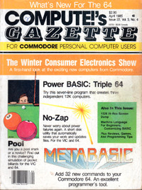 9 x 1985 Compute Gazette's Commodore computer magazines 1985