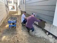 Parging stucco applicator