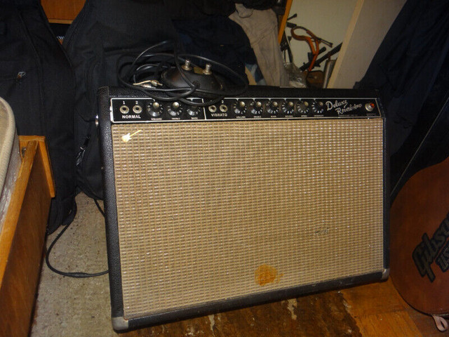 1964 Fender  Deluxe Reverb Black Face Original (sell/trade) in Amps & Pedals in City of Toronto