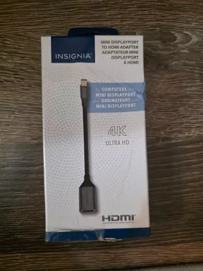 Insignia Mini DisplayPort to 4K Ultra HD HDMI Adapter, View more