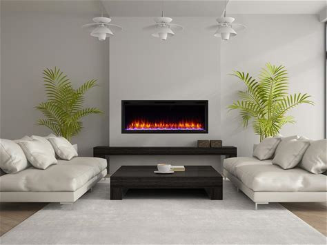 SimpliFire Allusion Platinum 60" Electric Fireplace in Fireplace & Firewood in Hamilton - Image 2