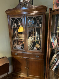 Vintage corner cabinet