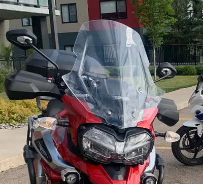 PUIG Touring Windscreen, Clear FITS: Triumph Tiger / Explorer 1200, 2018 - 2021, XC, XR, XRX. XRT, X...