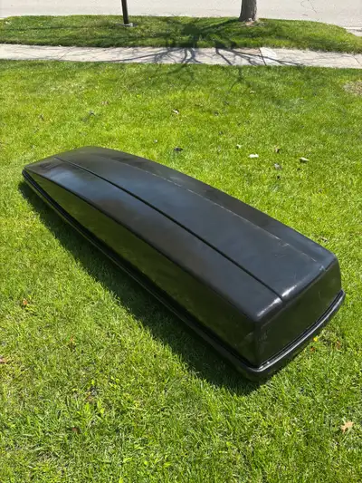 Selling a used XL rooftop cargo box. Been up in storage for the last 9 years. Hinges are good. Hydra...