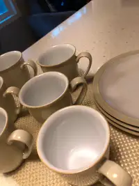 Denby Linen coffee mugs(6)