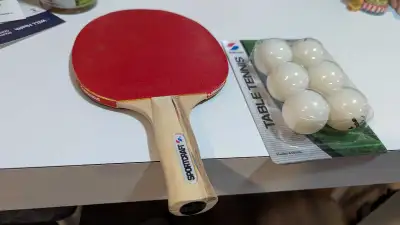 Sportcraft Table Tennis Paddle and Balls, View more