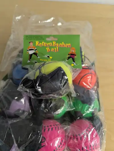 24-Piece Return Ball Set with Elastic String – Party Rewards & E, View more