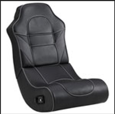 Black and\or Red Gaming Chair with built in Head Speakers., View more