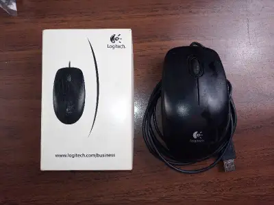 Souris filaire noire Logitech, View more