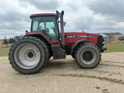 2001 case mx 220 18 speed PS Creeper 7916 hours Rear duals 4 remotes Air seat Large 1000 PTO